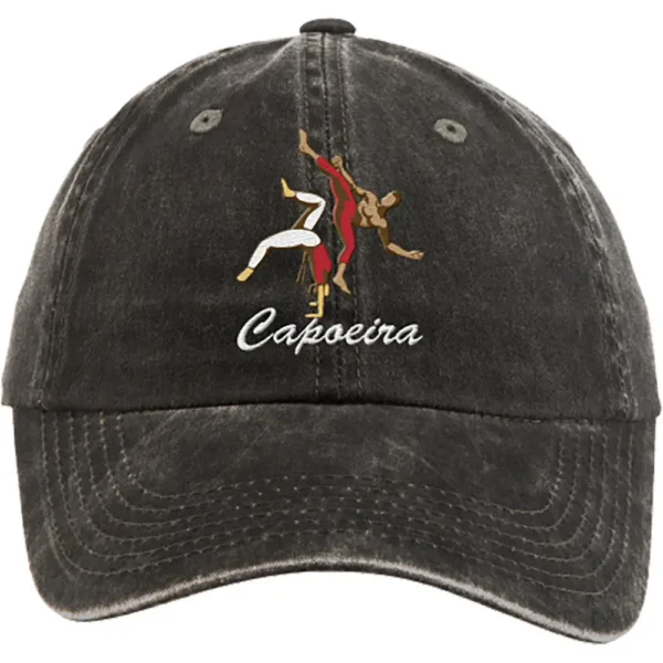 Capoeira - Ladies Garment Washed Cap - Image 4