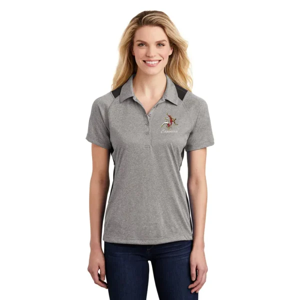 Capoeira - Ladies Heather Colorblock Contender™ Polo - Image 14