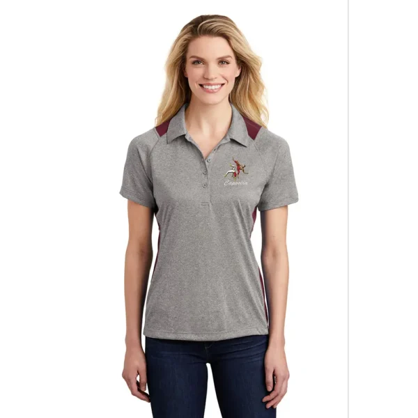 Capoeira - Ladies Heather Colorblock Contender™ Polo - Image 5